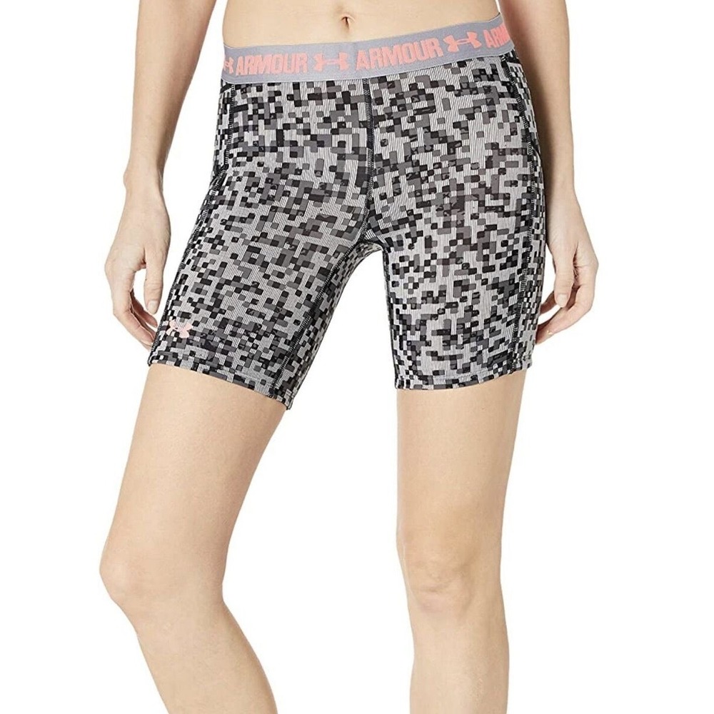 Under Armour Womens HeatGear Compression Shorts Digital Camo Softball, Sliders M